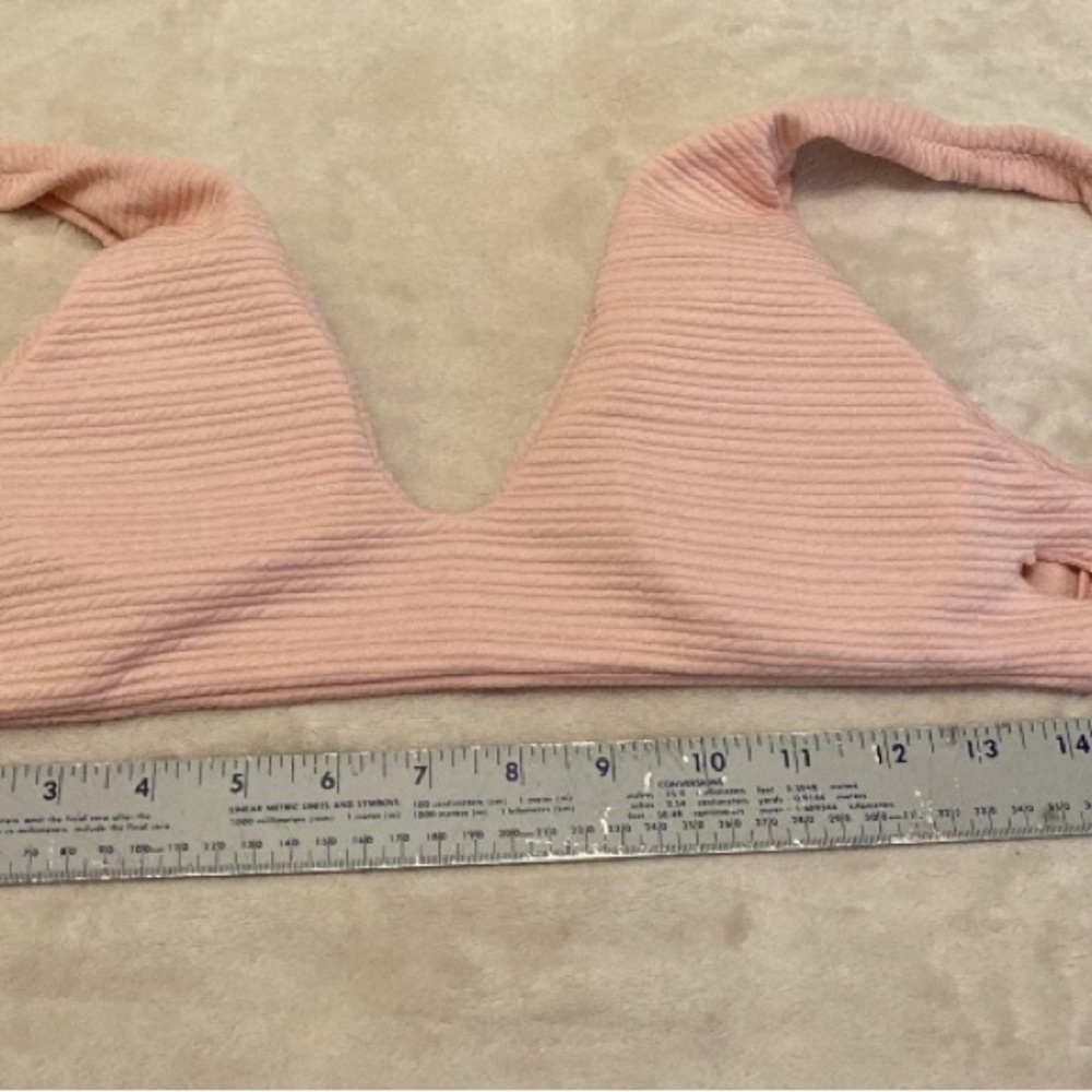 Cupshe Blush Pink Textured Bikini Top - Picture 10 of 12